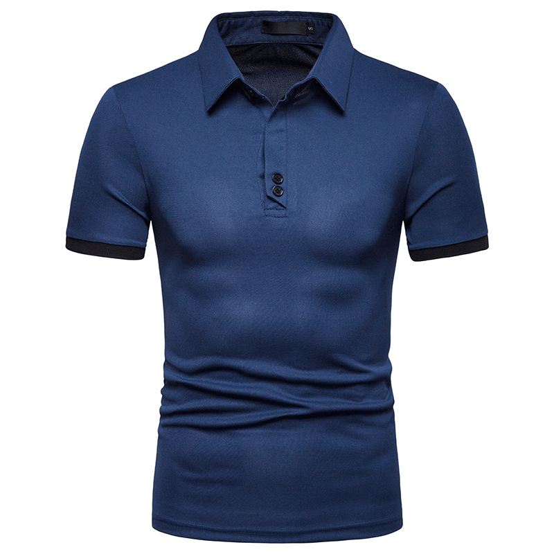 Herre Summer Casual Business Stilfulde Basic Golfskjorter