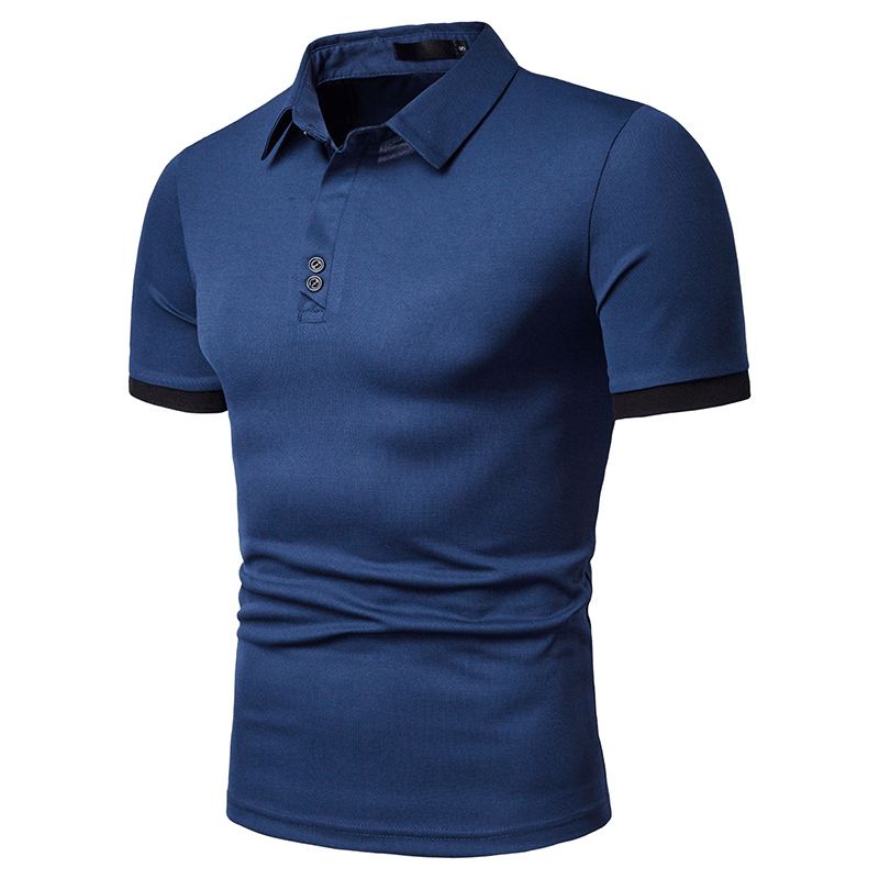 Herre Summer Casual Business Stilfulde Basic Golfskjorter