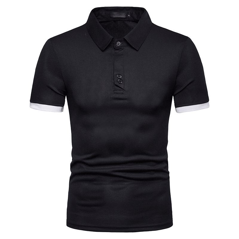 Herre Summer Casual Business Stilfulde Basic Golfskjorter