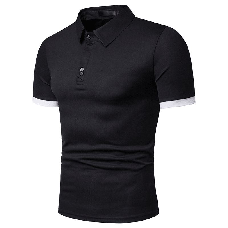 Herre Summer Casual Business Stilfulde Basic Golfskjorter