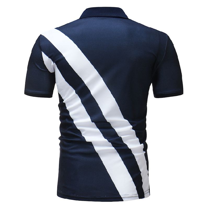 Mode Stripe Bogstaver Trykt Mode Toppe T-shirts