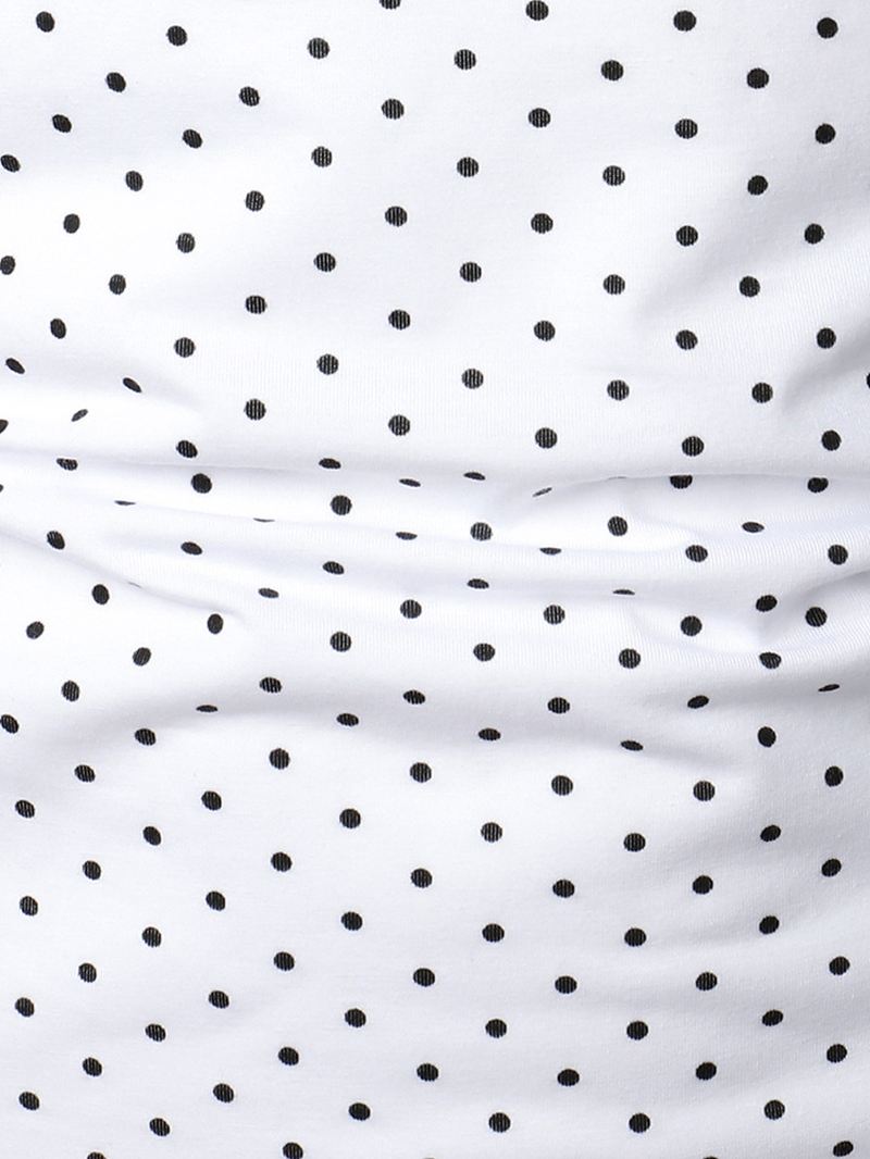 Polka Dot Simple Casual Langærmede Golfskjorter Til Mænd