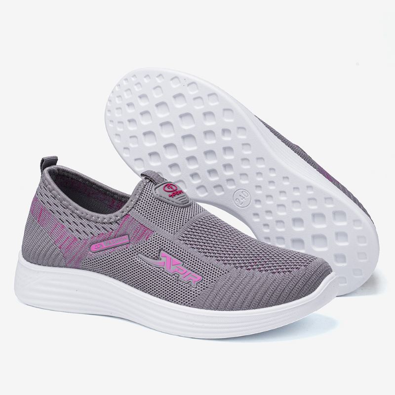 Kvinder Casual Åndbar Mesh Slip-on Walking Sneakers