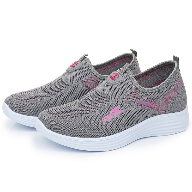 Kvinder Casual Åndbar Mesh Slip-on Walking Sneakers