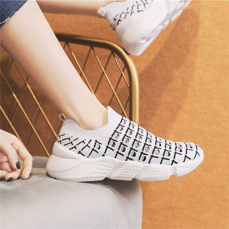 Kvinder Casual Mode Hule Farve Patchwork Sneakers