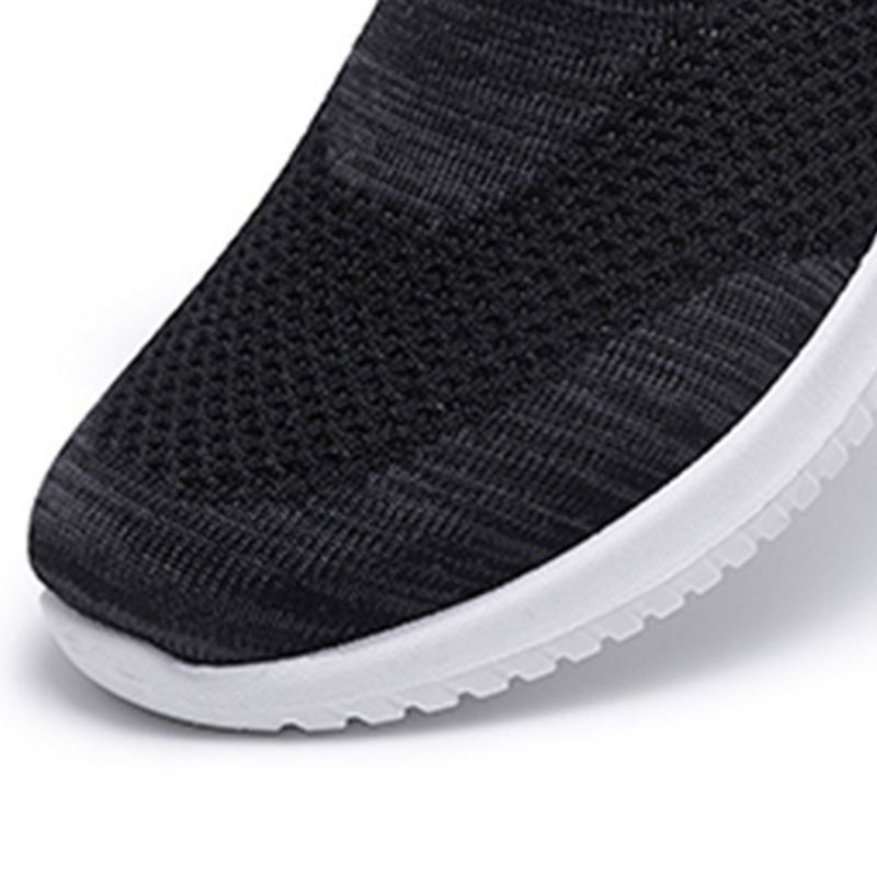 Kvinder Komfortable Mesh Slip On Pattern Sport Walking Sko