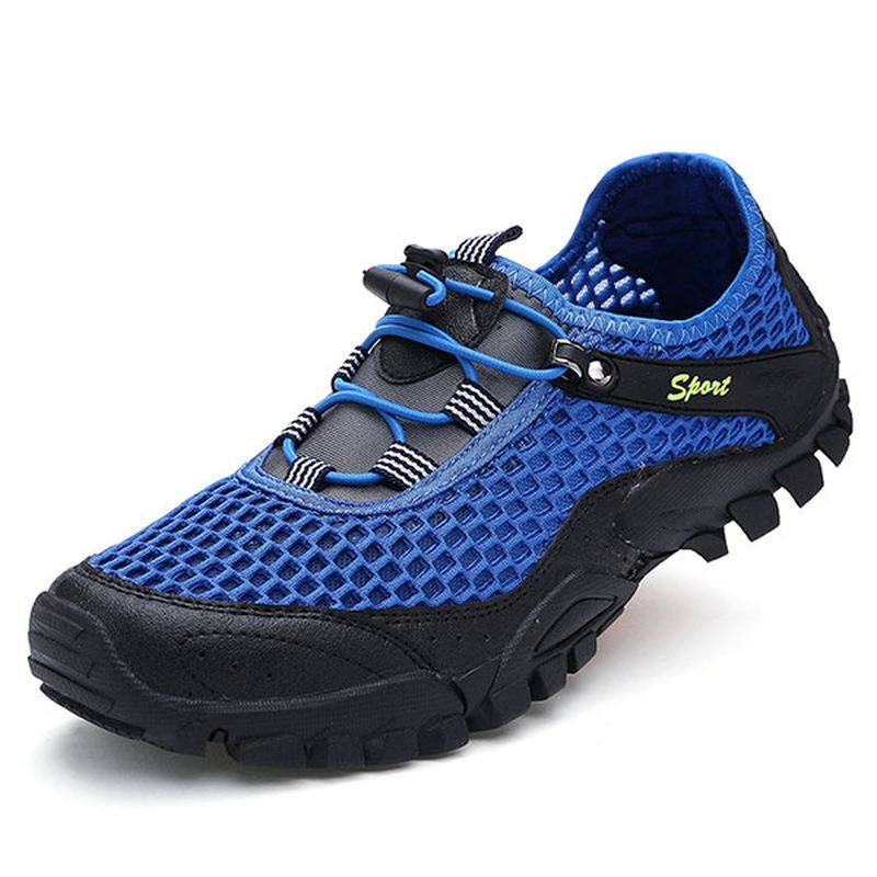 Mænd Anti Collision Toe Mesh Outdoor Hiking Sneakers