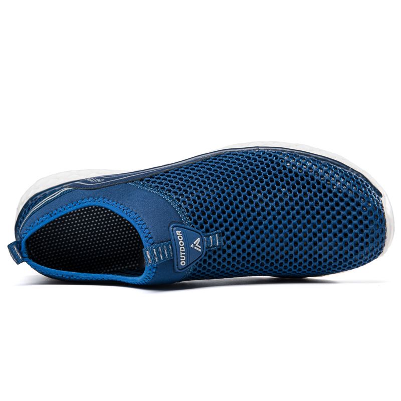 Mænd Mesh Åndbar Non Slip Letvægts Slip On Outdoor Casual Vadesko