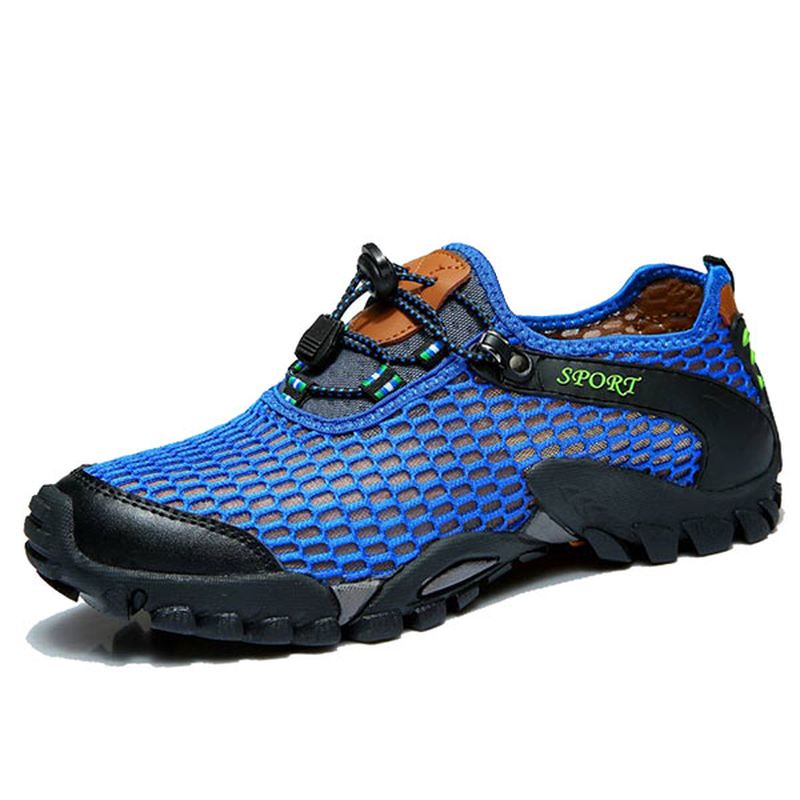 Mænd Mesh Anti Collision Toe Vandreture Klatring Outdoor Athletic Sko