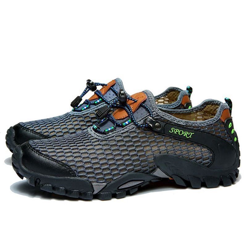 Mænd Mesh Anti Collision Toe Vandreture Klatring Outdoor Athletic Sko