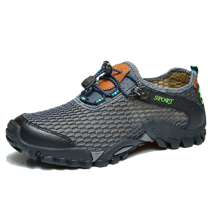 Mænd Mesh Anti Collision Toe Vandreture Klatring Outdoor Athletic Sko