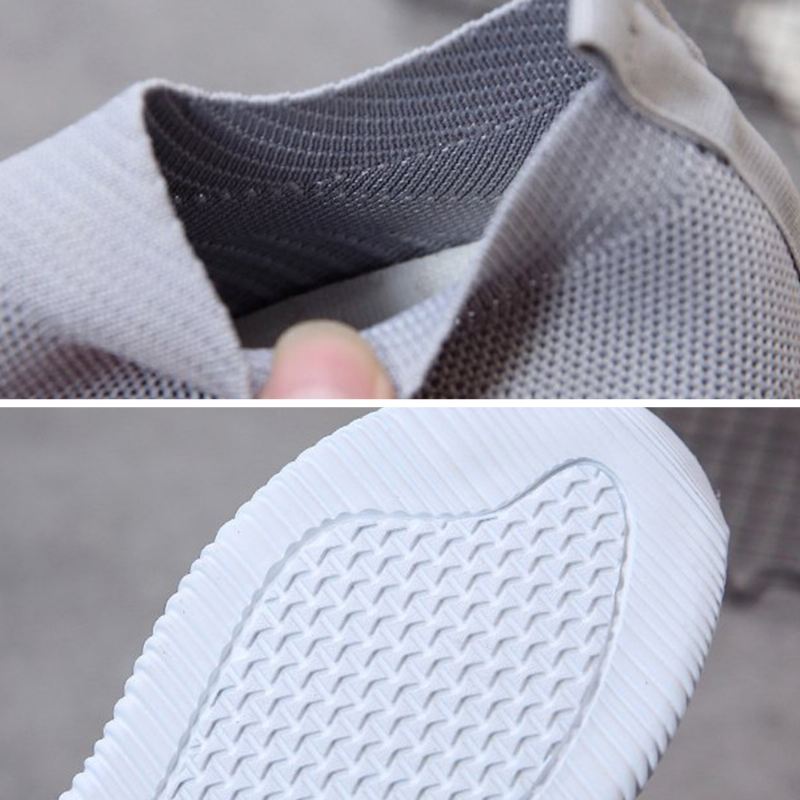 Stor Størrelse Kvinder Mesh Outdoor Slip On Sneakers