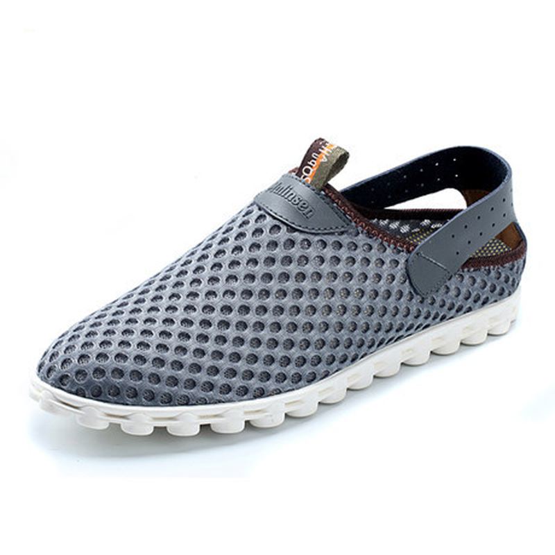 Us Størrelse 6.5-11 Åndbar Mesh Atletiksko Slip On Udendørs Sports Sneaker Sko