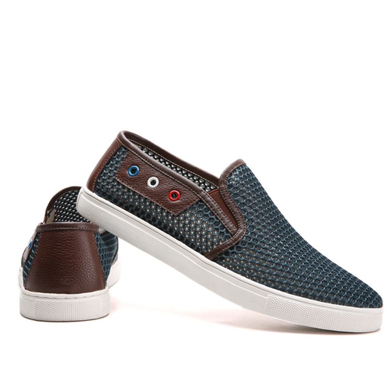 Us Størrelse 6.5-11.5 Mænd Casual Sneakers Åndbar Mesh Hollow Out Outdoor Sports Sandaler Sko