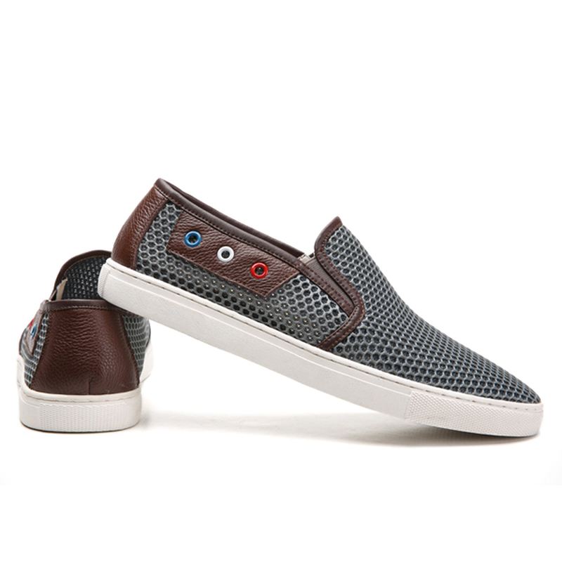 Us Størrelse 6.5-11.5 Mænd Casual Sneakers Åndbar Mesh Hollow Out Outdoor Sports Sandaler Sko