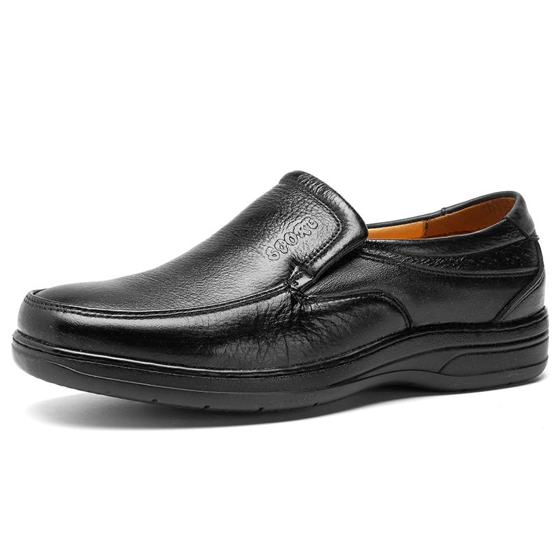 Mænd Ægte Læder Komfortabel Slip On Oxfords