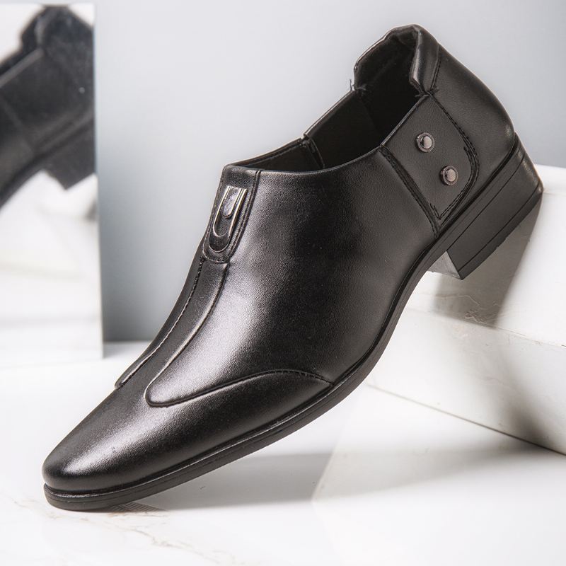 Mænd Åndbart Spidst Hoved Slip-on Business Dress Sko