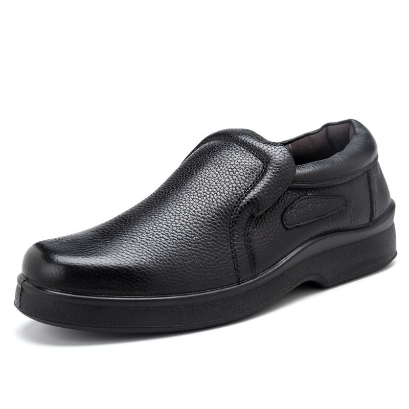 Mænd Casual Blødt Ægte Læder Slip On Oxfords