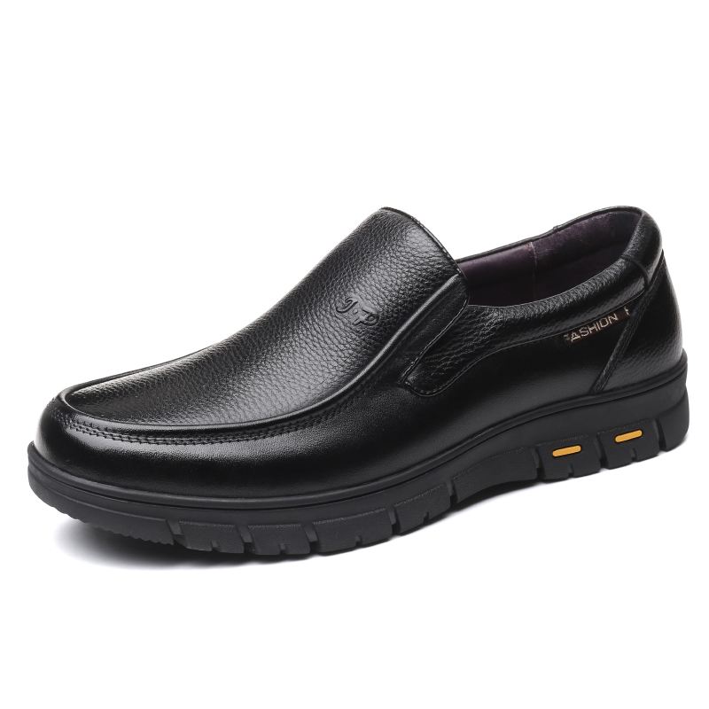 Mænd First Layer Kohud Slip-on Skridsikre Business Dress Sko