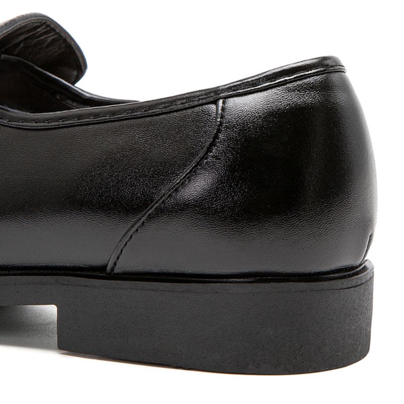 Mænd Stribet Rhombus Mønster Slip-on Blød Sål Casual Business Sko