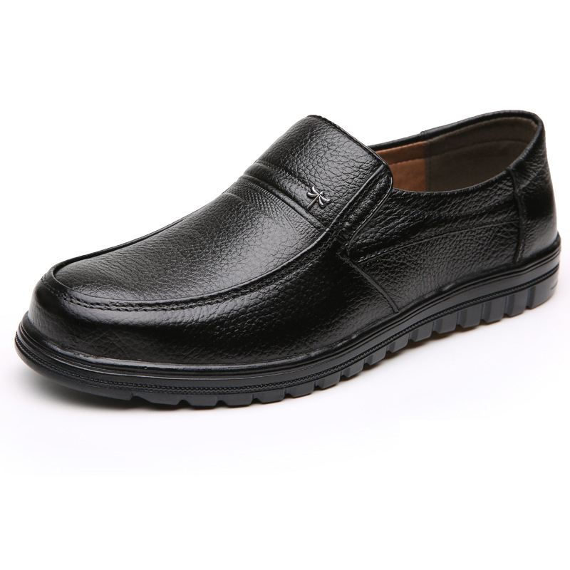 Retro Pure Color Skridsikker Casual Business Oxfords