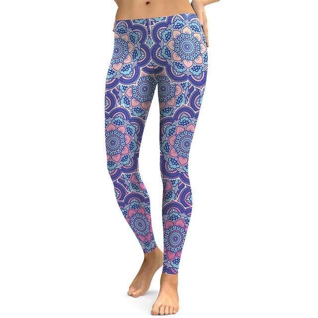 Friske Lotus Digital Med Tryk Dame Leggings