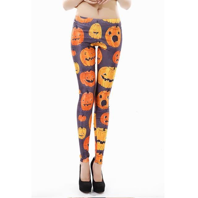 Kvinde Jack-o-lantern Printede Leggings