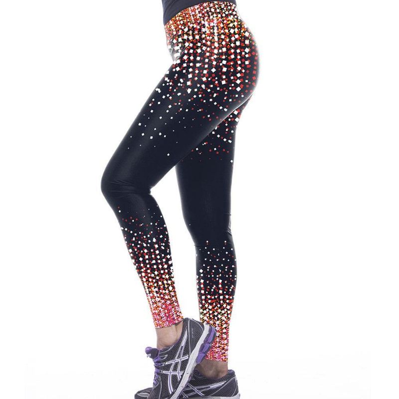 New Arrival Kvinder Leggings Sportsbukser Stjernehimmel 3d Spot Printed Mujer Compression Legg Bukser