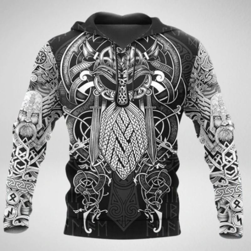 Ny 3d Digital Med Tryk Hættetrøje Løs Sweater