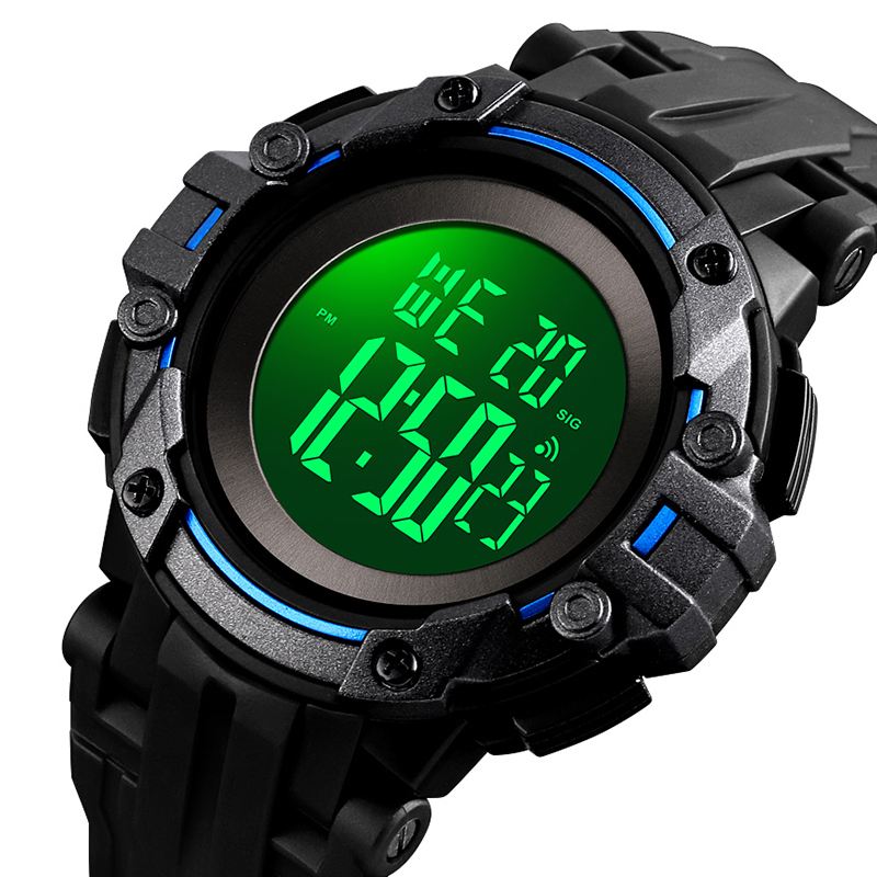 Alarm Chronograph Luminous 5atm Military Style Sports Mænd Watch Digital Watch