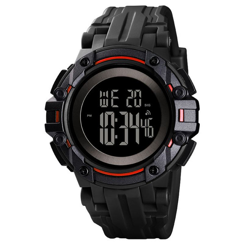 Alarm Chronograph Luminous 5atm Military Style Sports Mænd Watch Digital Watch