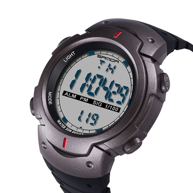 Digital Watch Luminous Motion Timing Stopur Kalender Alarm Watch Outdoor Sports Watch