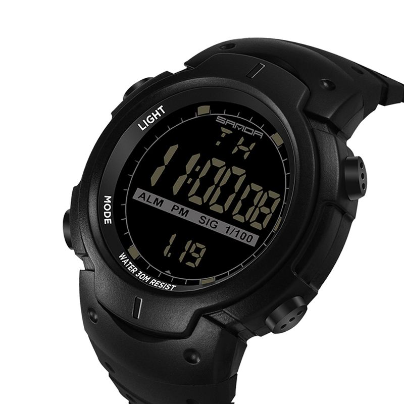 Digital Watch Luminous Motion Timing Stopur Kalender Alarm Watch Outdoor Sports Watch