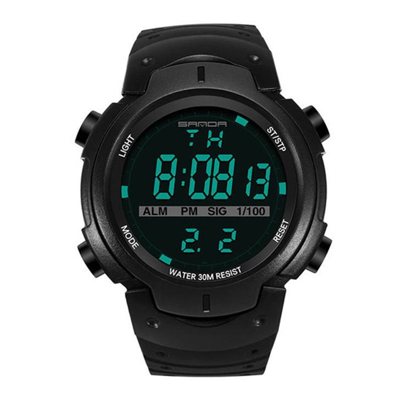 Digital Watch Luminous Motion Timing Stopur Kalender Alarm Watch Outdoor Sports Watch