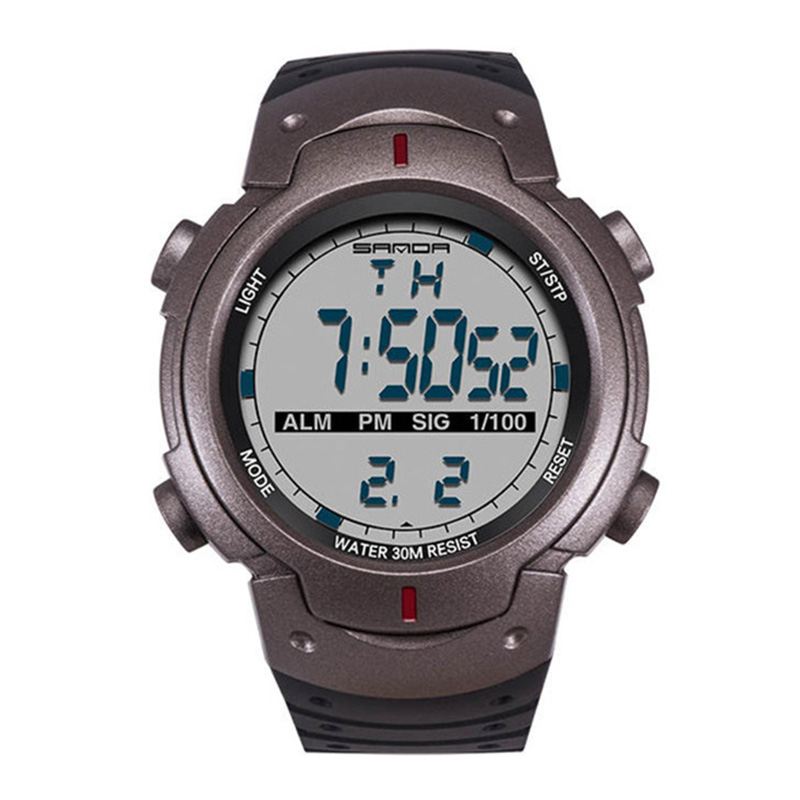 Digital Watch Luminous Motion Timing Stopur Kalender Alarm Watch Outdoor Sports Watch