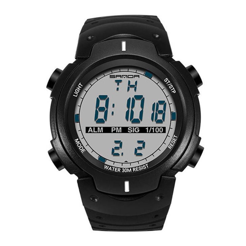 Digital Watch Luminous Motion Timing Stopur Kalender Alarm Watch Outdoor Sports Watch