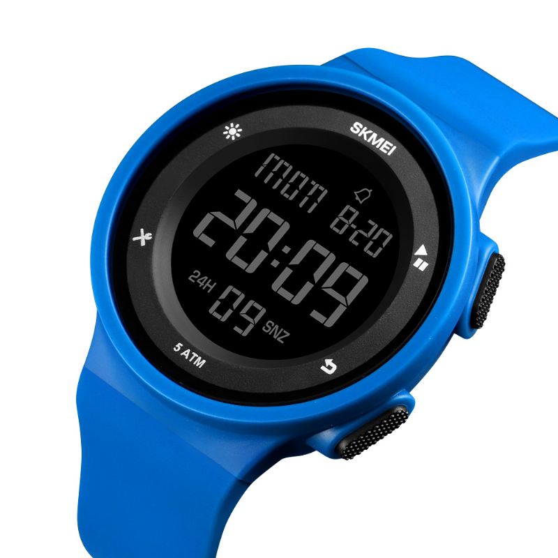 Mode Silikone Vandtæt Led Outdoor Sport Digital Watch