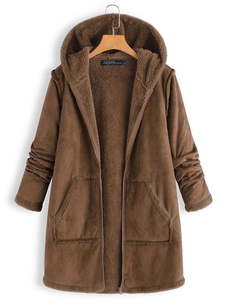 Casual Thicken Solid Coats