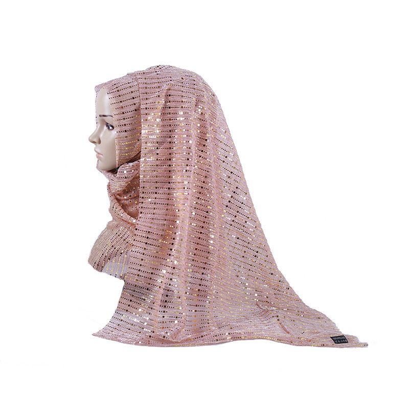 Kvinder Pailletter Arabian Hat Arab Wrap Scarf Turban Hat