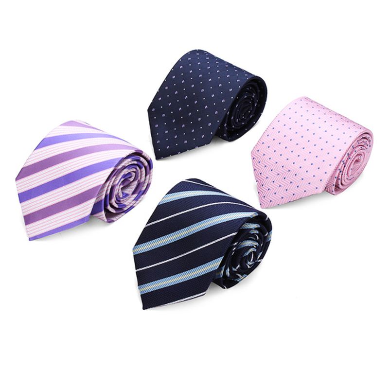 Herre Business Arrow Tie Sæt Tie Clips Manchetknapper Kerchief Gift Series