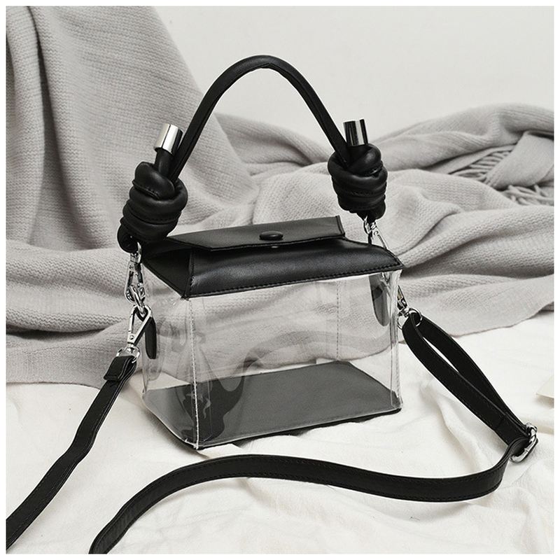 Damemode Pvc Transparent Crossbody Bag Skuldertaske