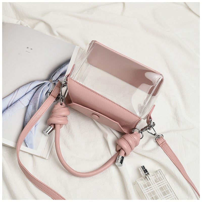 Damemode Pvc Transparent Crossbody Bag Skuldertaske