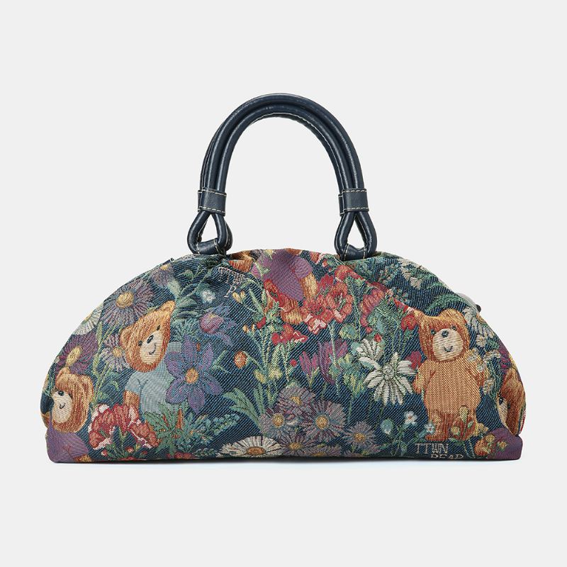 Kvinder Bear Pattern Casual Håndtaske Crossbody Taske