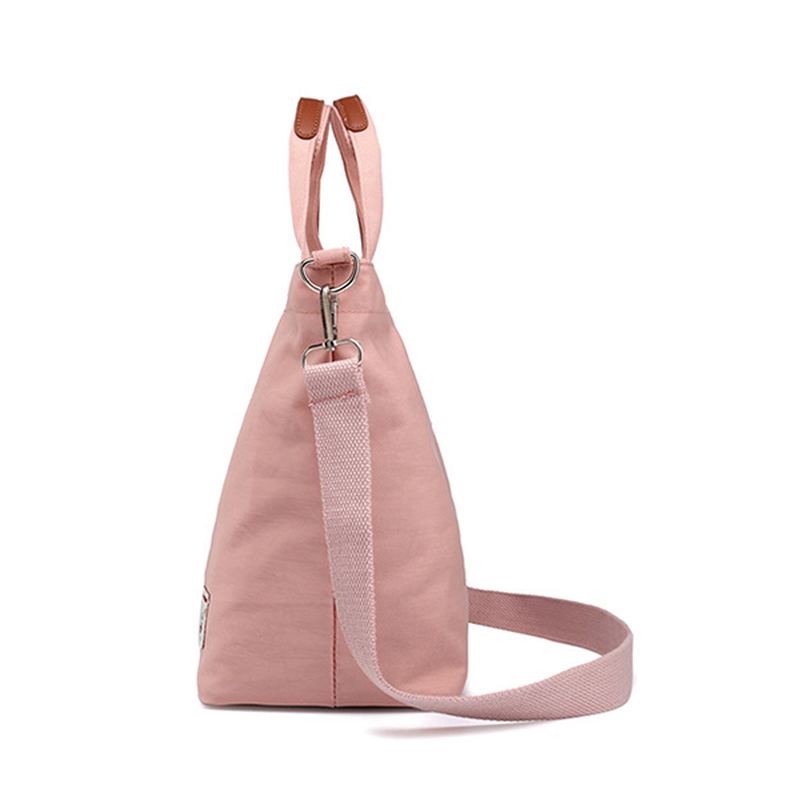 Kvinder Canvas Tote Bag Solid Håndtaske