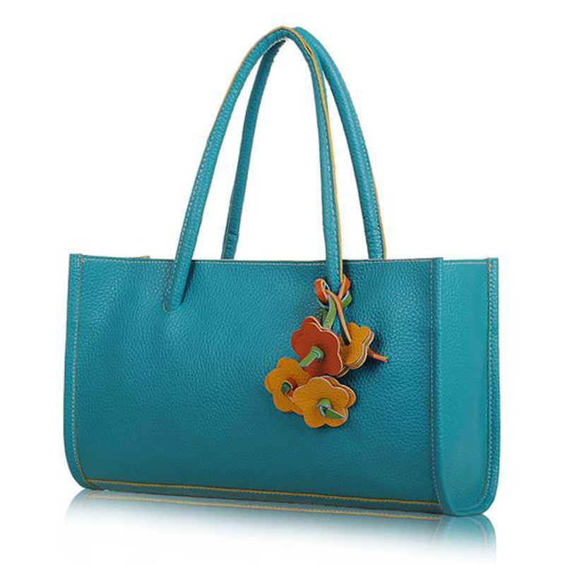 Kvinder Multi Colors Handbag Shopping Bag Casual Tote Bag