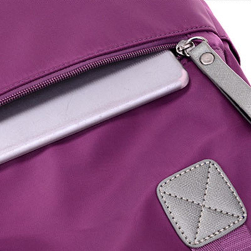 Kvinder Nylon Letvægts Multi Pocket Håndtasker Med Stor Kapacitet Crossbody-tasker