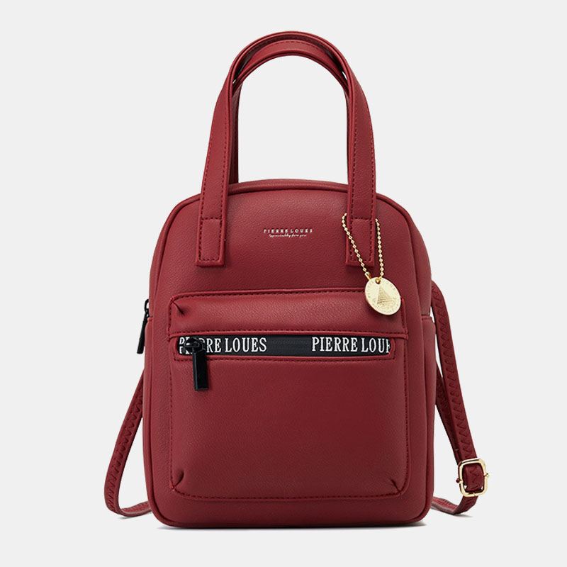 Kvinder Pure Color Lille Multifunktionel Håndtaske Crossbody-taske