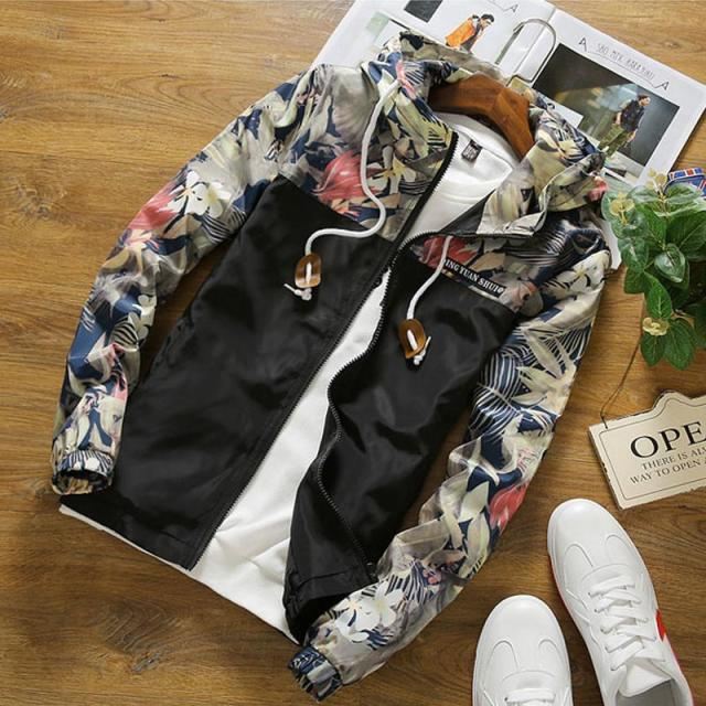 Floral Bomber Herrejakke