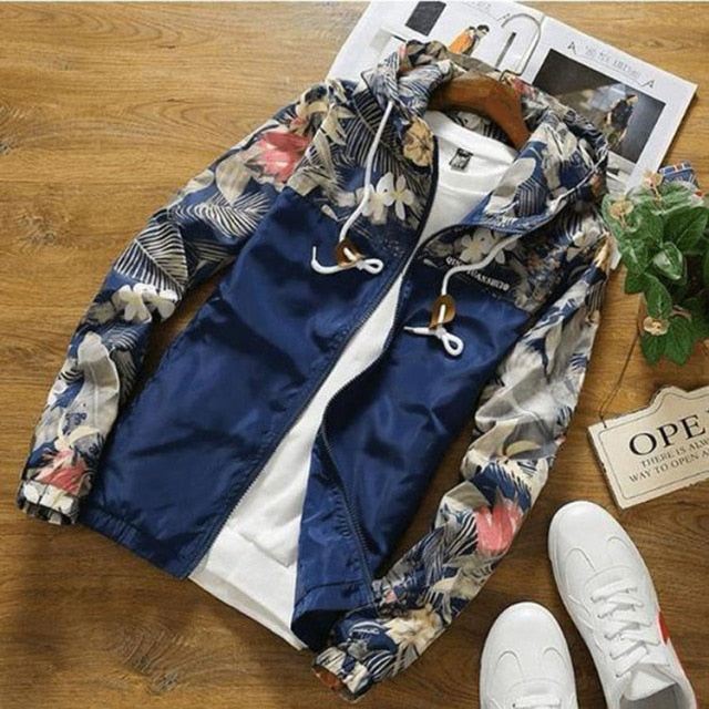 Floral Bomber Herrejakke