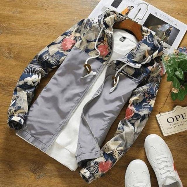 Floral Bomber Herrejakke